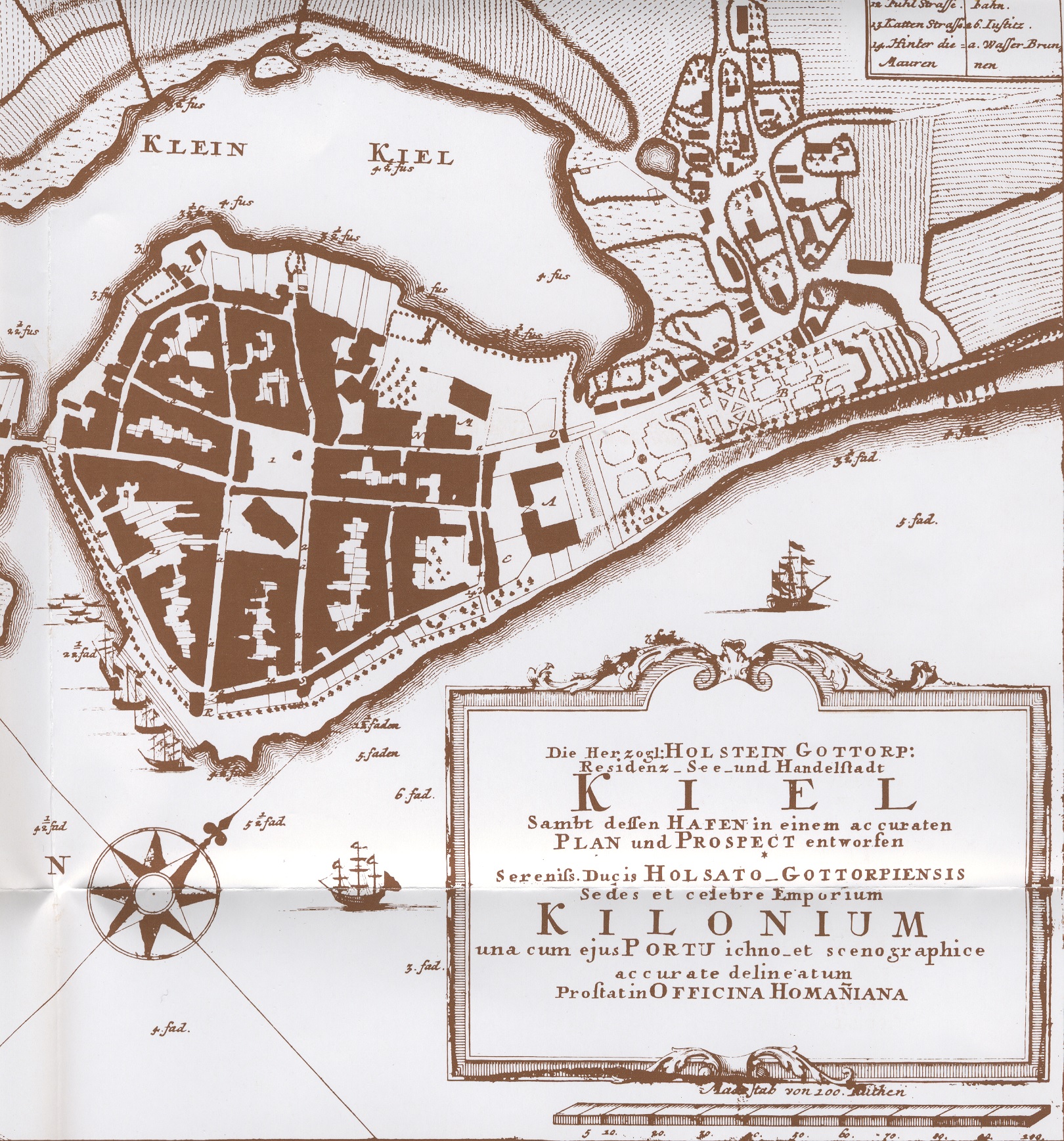 Kiel im Jahr 1762